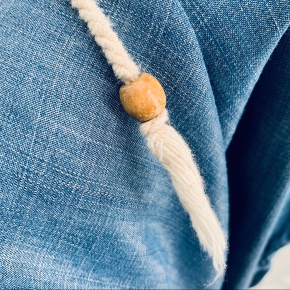 NWOT Denim by Ellison Women’s Denim Top Size Medium - Picture 5 of 7